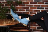 Motorradstiefel aus echtem Leder